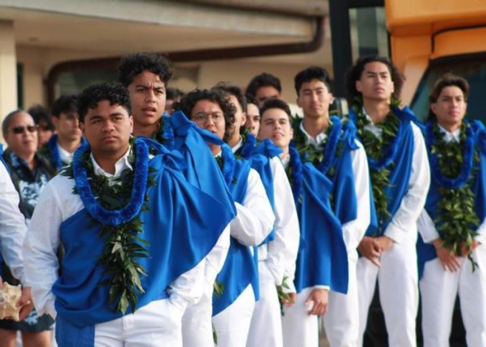 Lei and aloha graduation across the pae ‘āina Kamehameha Schools