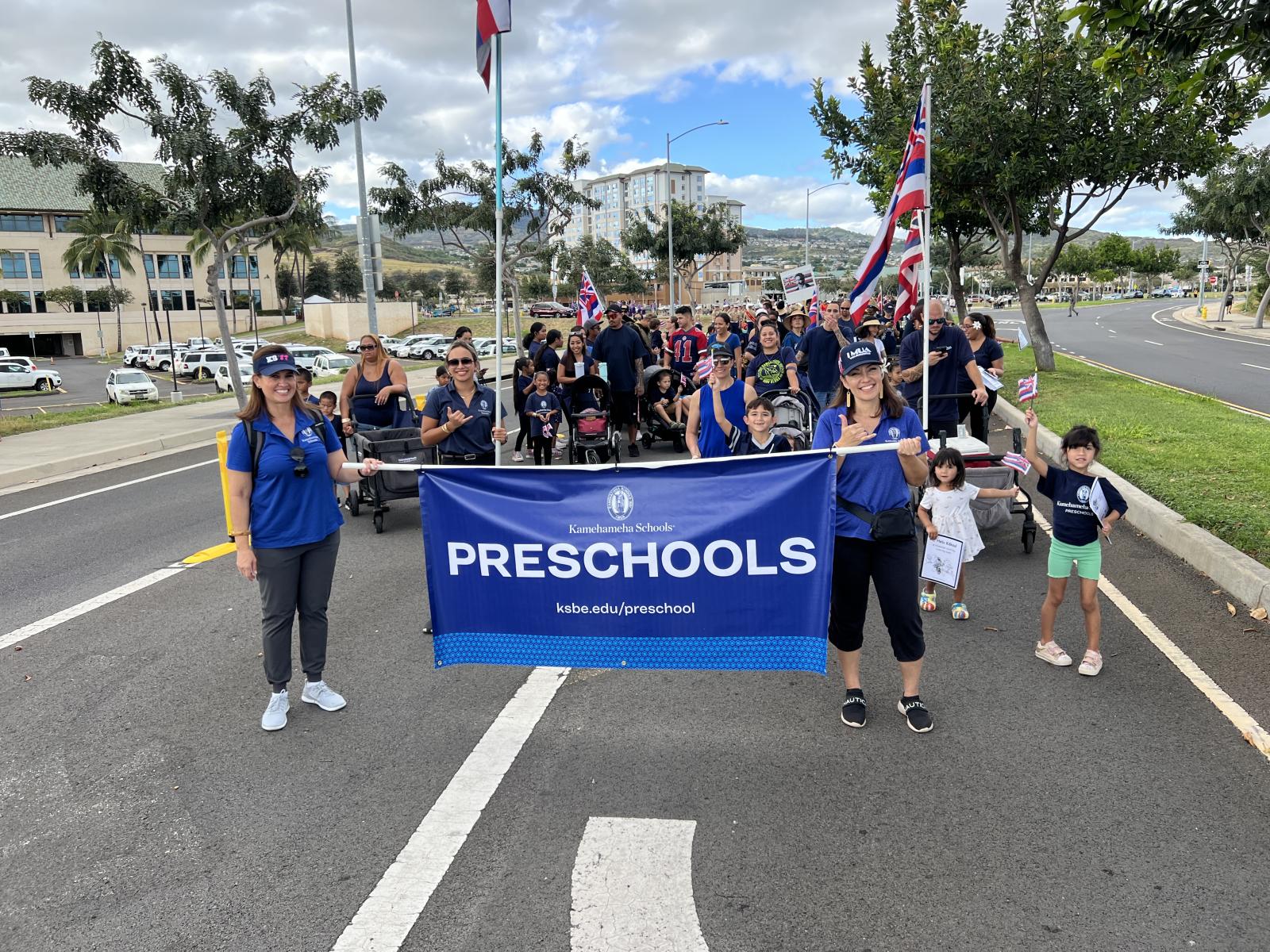 KS preschoolers march in Prince Kūhiō Parade Kamehameha Schools