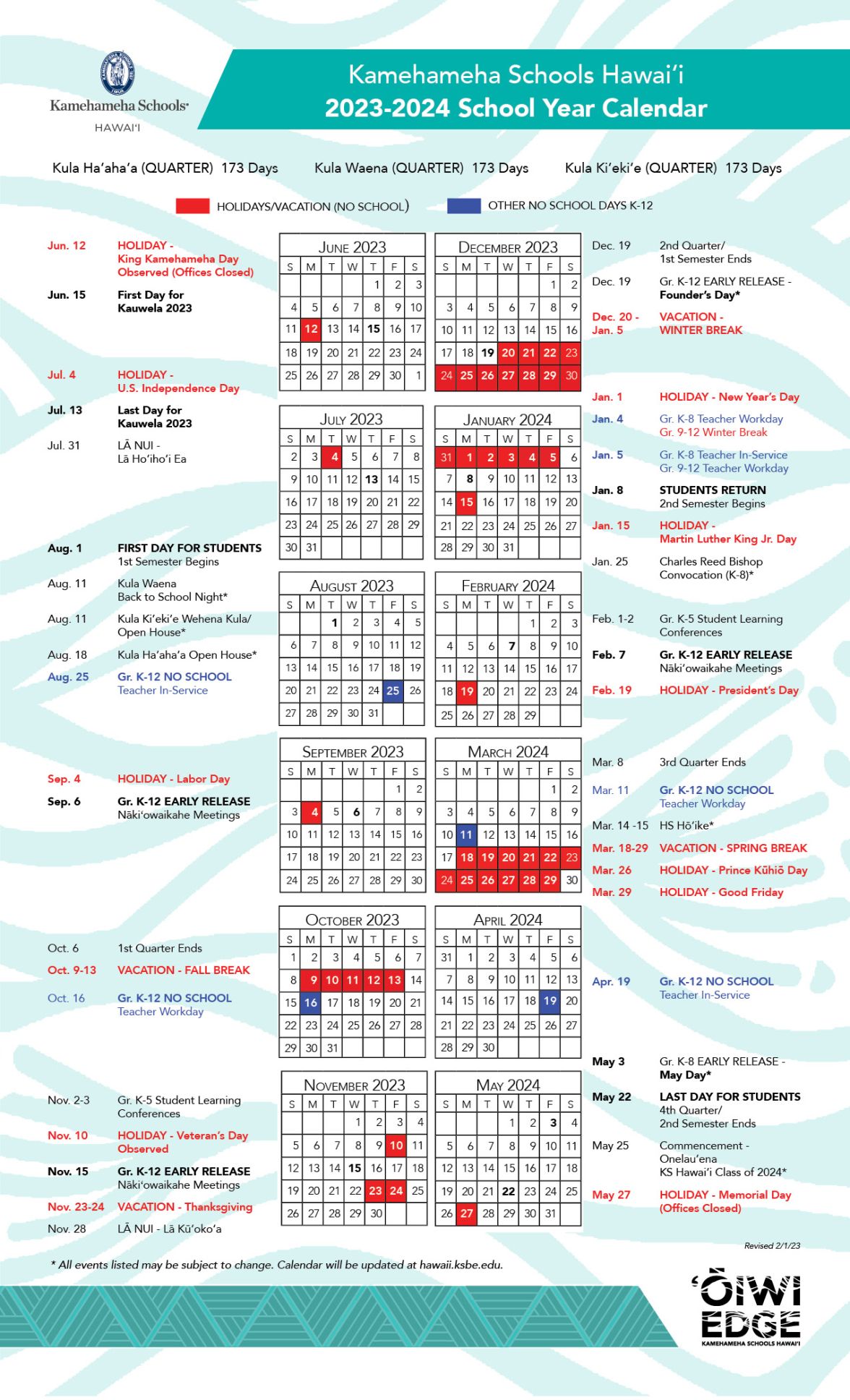 Hawaii School Calendar 2024 25 Lexie Opalina