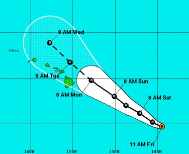 Hurricane Ignacio Friday Update